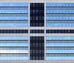 Preview wallpaper building, architecture, windows, stripes, facade