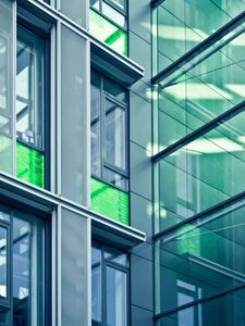 Preview wallpaper building, architecture, windows, glass, reflection