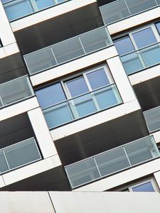 Preview wallpaper building, architecture, windows, balconies