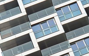 Preview wallpaper building, architecture, windows, balconies