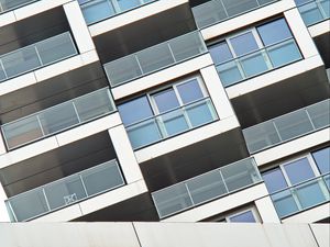 Preview wallpaper building, architecture, windows, balconies