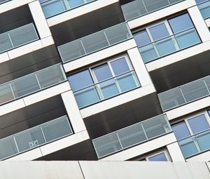 Preview wallpaper building, architecture, windows, balconies