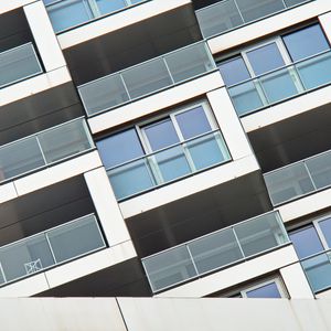 Preview wallpaper building, architecture, windows, balconies