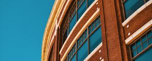 Preview wallpaper building, architecture, windows, facade, blue