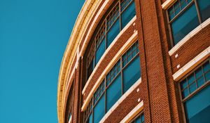 Preview wallpaper building, architecture, windows, facade, blue