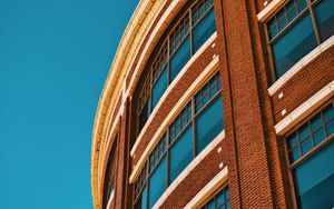 Preview wallpaper building, architecture, windows, facade, blue
