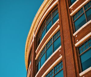 Preview wallpaper building, architecture, windows, facade, blue