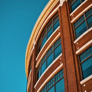 Preview wallpaper building, architecture, windows, facade, blue