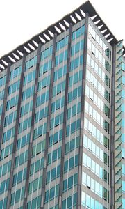 Preview wallpaper building, architecture, windows, blue