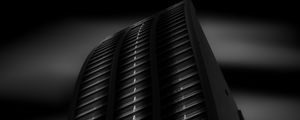 Preview wallpaper building, architecture, windows, facade, black and white