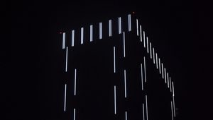 Preview wallpaper building, backlight, black, dark