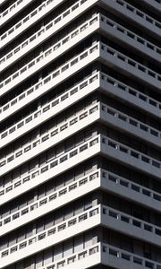 Preview wallpaper building, balconies, edges, architecture, facade