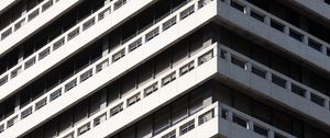 Preview wallpaper building, balconies, edges, architecture, facade