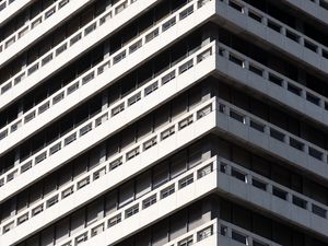 Preview wallpaper building, balconies, edges, architecture, facade