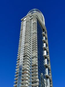 Preview wallpaper building, balconies, edges, architecture, facade, sky