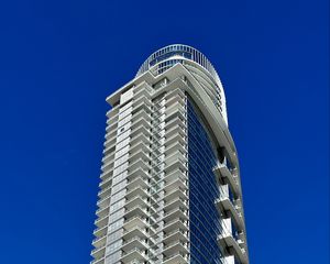 Preview wallpaper building, balconies, edges, architecture, facade, sky