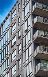 Preview wallpaper building, balconies, facade, architecture, windows