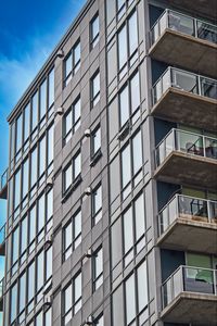 Preview wallpaper building, balconies, facade, architecture, windows