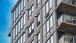 Preview wallpaper building, balconies, facade, architecture, windows