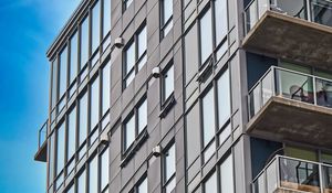 Preview wallpaper building, balconies, facade, architecture, windows