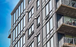 Preview wallpaper building, balconies, facade, architecture, windows