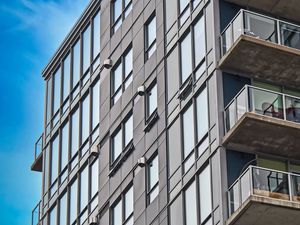 Preview wallpaper building, balconies, facade, architecture, windows