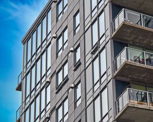 Preview wallpaper building, balconies, facade, architecture, windows