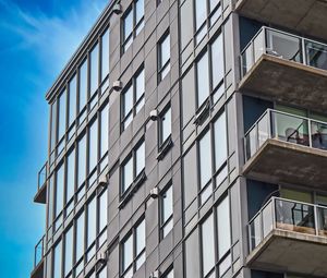 Preview wallpaper building, balconies, facade, architecture, windows