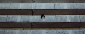 Preview wallpaper building, balconies, man, architecture, high-rise