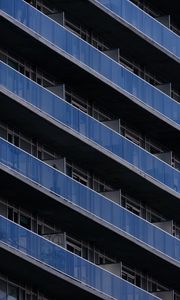 Preview wallpaper building, balconies, windows, facade, architecture