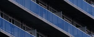 Preview wallpaper building, balconies, windows, facade, architecture