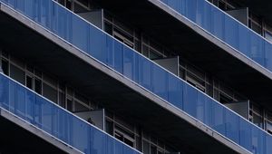 Preview wallpaper building, balconies, windows, facade, architecture