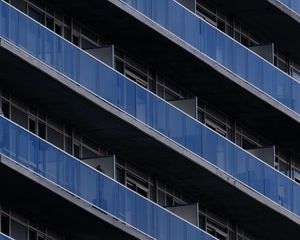 Preview wallpaper building, balconies, windows, facade, architecture