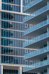 Preview wallpaper building, balcony, glass, facade, architecture