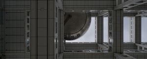 Preview wallpaper building, bottom view, dome, architecture
