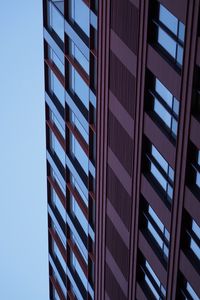 Preview wallpaper building, bottom view, windows, facade