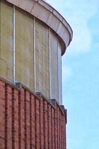 Preview wallpaper building, bricks, facade, relief