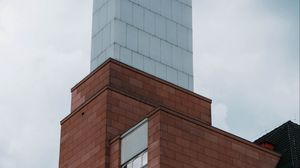 Preview wallpaper building, bricks, facade, windows