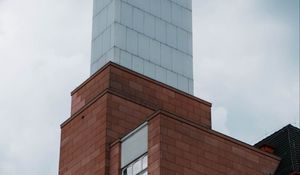 Preview wallpaper building, bricks, facade, windows