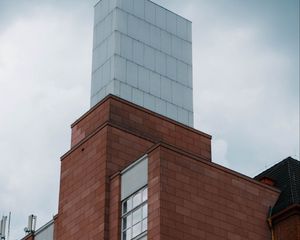 Preview wallpaper building, bricks, facade, windows
