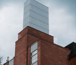 Preview wallpaper building, bricks, facade, windows