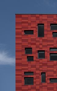 Preview wallpaper building, bricks, windows, facade