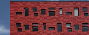 Preview wallpaper building, bricks, windows, facade