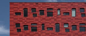 Preview wallpaper building, bricks, windows, facade