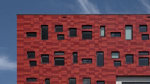 Preview wallpaper building, bricks, windows, facade