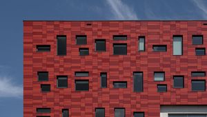 Preview wallpaper building, bricks, windows, facade