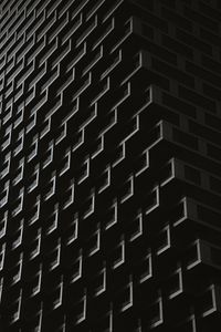 Preview wallpaper building, bw, design, facade