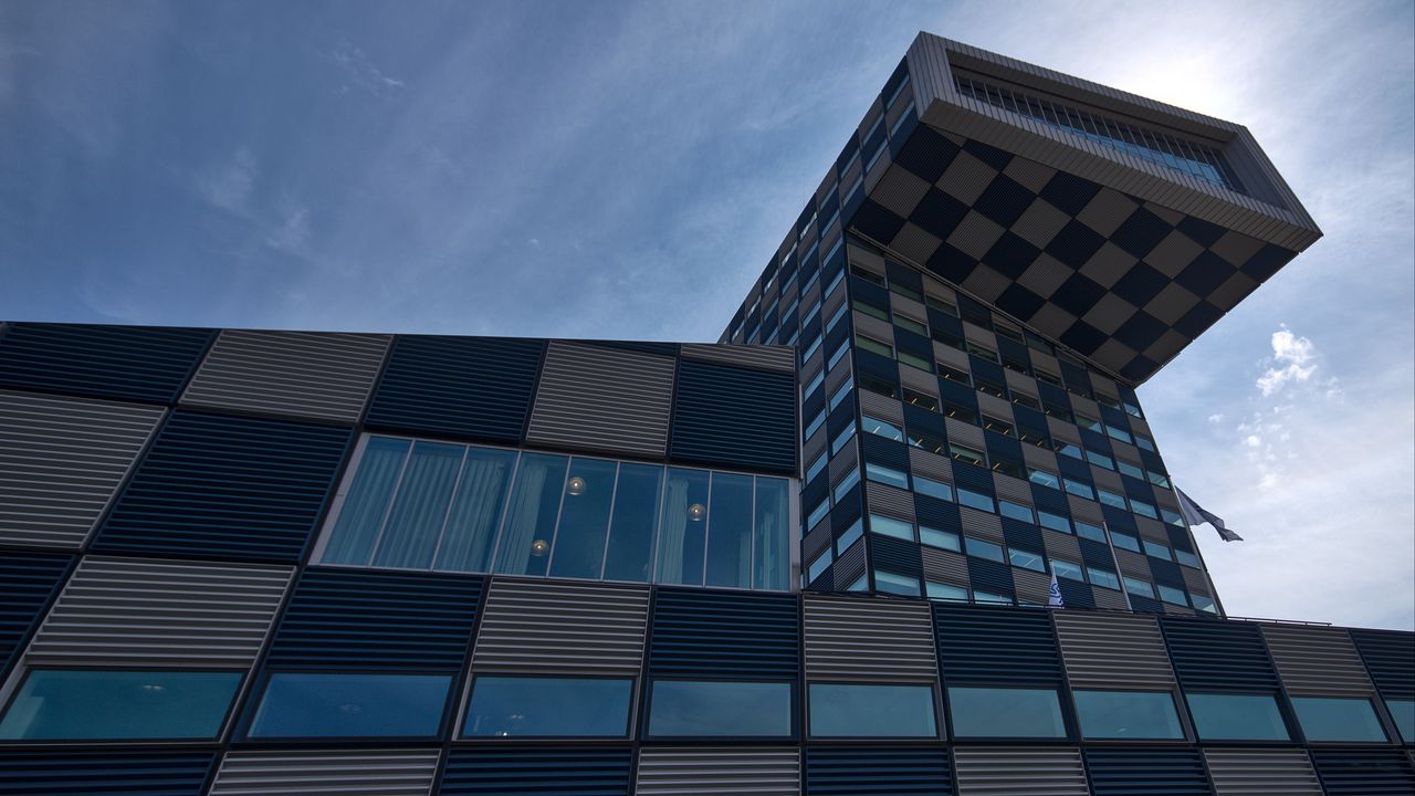 Wallpaper building, conctruction, architecture, sky, clouds