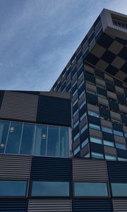 Preview wallpaper building, conctruction, architecture, sky, clouds