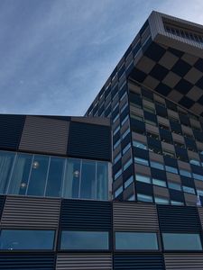Preview wallpaper building, conctruction, architecture, sky, clouds
